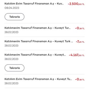Katılımevim Katılım Evim Ümraniye Şube Yatırdığım Taksitlerimi İade Etmiyor