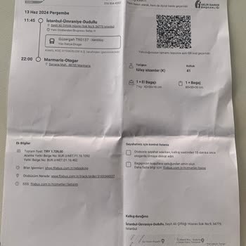 Kamil Koç Otobüs Firması Şikayet