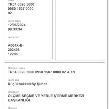 ÖSYM Eksik Ücret Bildirimi