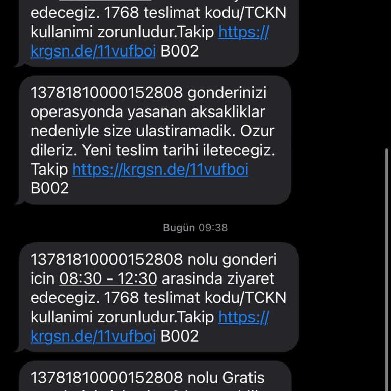 Kargomsende Kargomu Teslim Etmiyor.