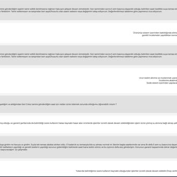 Saat & Saat'den Alınan Ve Su Alma Sorunu Yüzünden Yaşadığım Mağduriyet