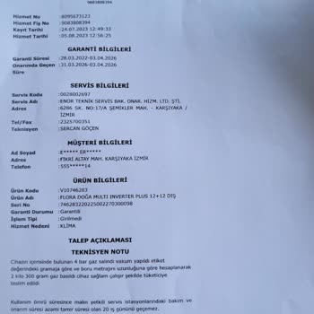Vestel Çoklu İnverter Klima Soğutma Sorunları