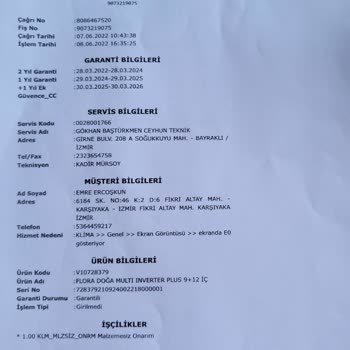Vestel Çoklu İnverter Klima Soğutma Sorunları