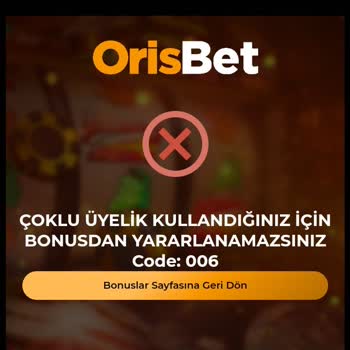Orisbet Deneme Bonusumu Vermedi