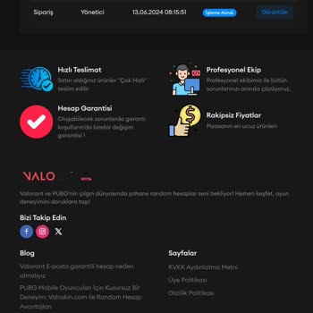 Valoskin.com E-posta Garantili Hesap Beklemede.