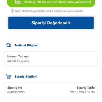 Şok Market Ürün Teslimi Yapmaması