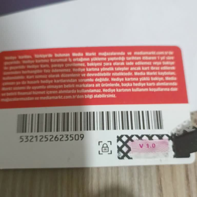 Media Markt Hediye Kartı Pin Problemi