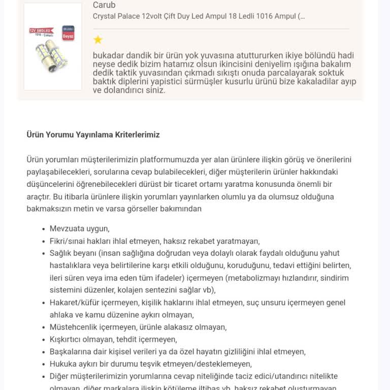Trendyol Şikayet Ve Malın Ayıplı Olması