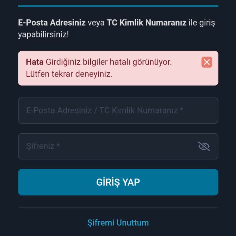 BTCTURK Şifre Sıfırlama İçin Kod Gelmiyor Şifre Unuttum