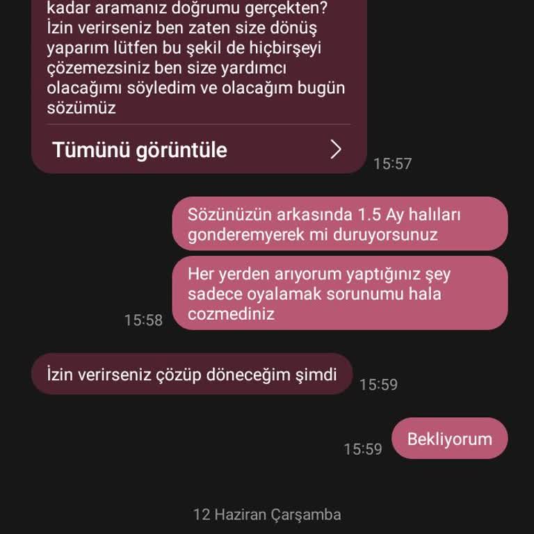 Reydeko Halı Reydeko Ne İade Yapıyor Ne Teslim