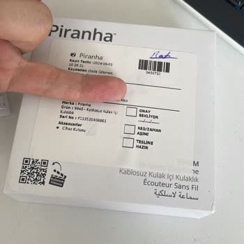 Pirana Tamir Etmeden Gönderiyor Ve Kargo Parası Alıyor