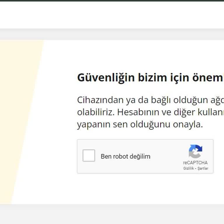 Arabam.com'a Güvenlik Nedeniyle Giriş Yapılamıyor.