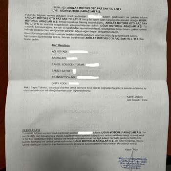 CFMOTO Bayi Fatura Sorunu