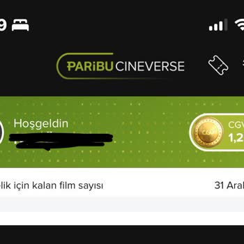 Paribu Cineverse CGV Para Verilmedi