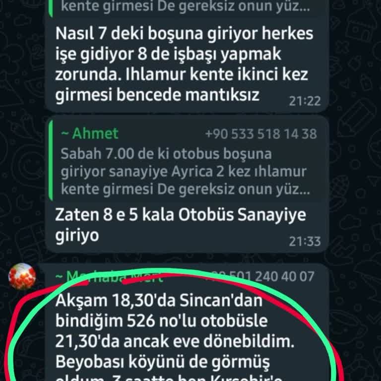 ABB - Ankara Büyükşehir Belediyesi Ulaşım Sorunu Yüzünden Yarım Saatlik İş Yerimize İşe Yetişemiyoruz