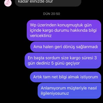 Bymervekaya Kargo Sorunu