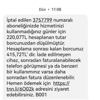 TurkNet Haksız Fatura Tahsilatı