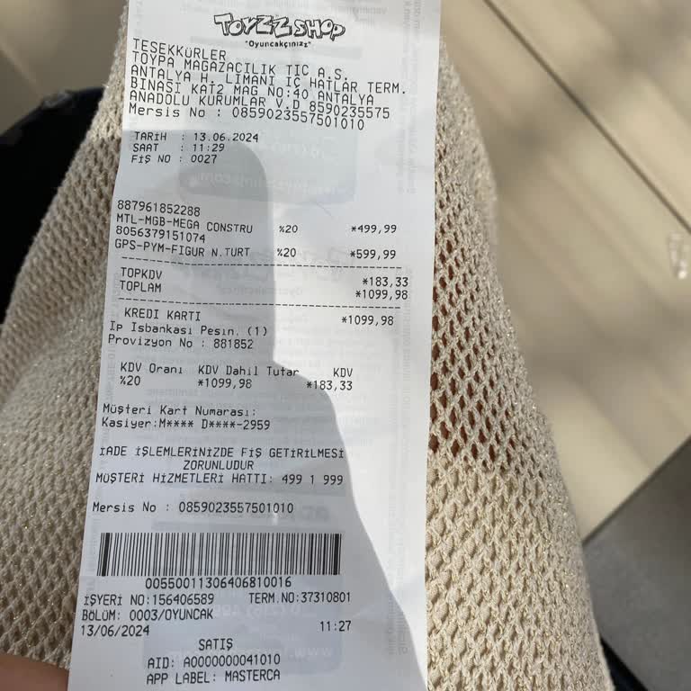 Antalya Havalimanı Oyuncak Mağazası Yöneticisi Hakkında