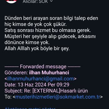 Şok Market'ten Gelen Hasarlı Ve Eksik Siparişler İçin Acil Çözüm Bekliyorum!