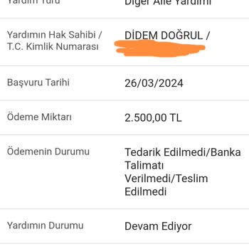 Aile ve Sosyal Hizmetler Bakanlığı Sosyal Yardım Ödemesi Yapılmıyor Hesaba Yatmıyor