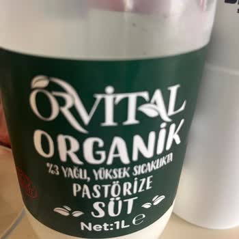 Orvital Organik Süt Bozuk Çıktı