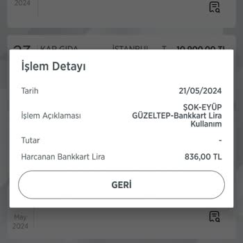 Şok Market Kredi Kartı İadesi