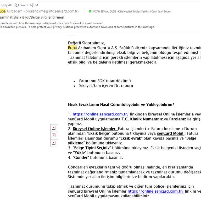 Bupa Acıbadem Sigorta Özel Sağlık Sigortası İşlemlerinde Yaşanan Sorunlar Ve Çözüm Eksikliği