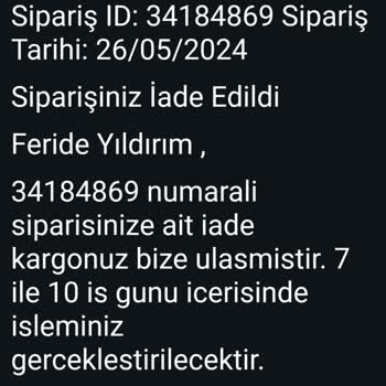 Sefamerve Ürün İade Parasını Yatırmıyor