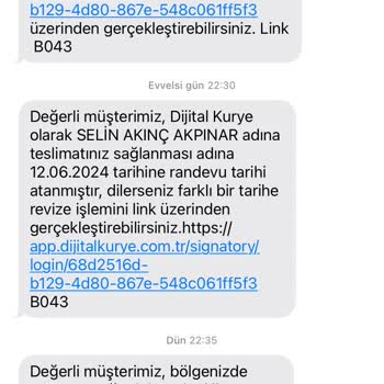 Dijital Kurye Teslimat Sağlamıyor İletişim Kurabileceğim Bir Kanal Yok