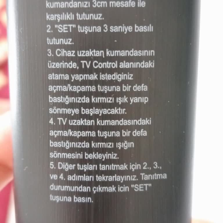 Dreamstar Teknoloji Dreamstar Kumanda Eşleşmesi İptal Olmuyor