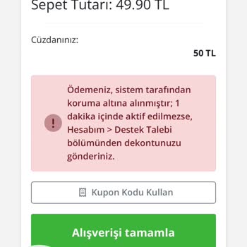 Bynogame Satın Alım İşlemini Yapamıyorum
