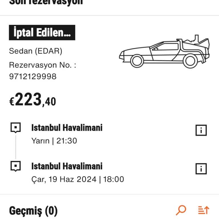 Sixt Hakkımı İstiyorum Çok Yanlış Bir Durum