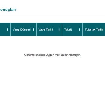 Tüvtürk Randevu Borç Olmamasına Rağmen Borç Gösteriyor!