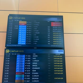 AJet (Anadolu Jet) Uçuş Rötarları Ve Değişen Kapılarla Mağduriyet Yaşadık
