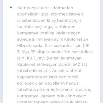 TÜRKSAT Kablo Net Abonelik İptal Talebim Ciddiye Alınmadı