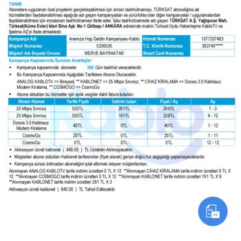TÜRKSAT Kablo Net Abonelik İptal Talebim Ciddiye Alınmadı