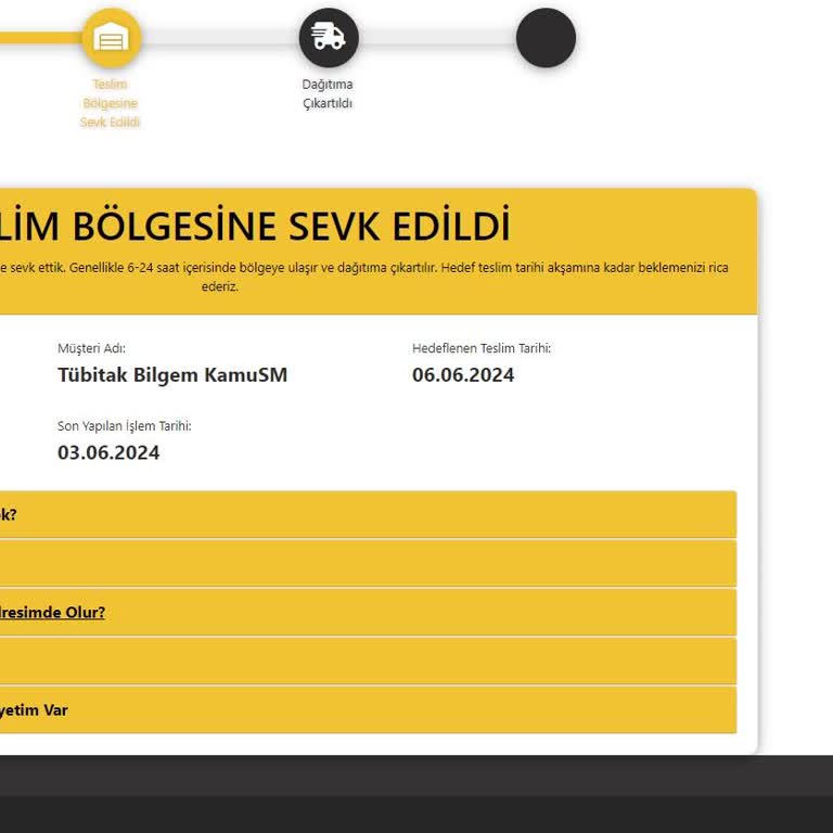 AGT Kurye (aynigunteslim.com) E-imza Teslimatında Yaşanan Gecikme Ve İletişim Sorunları