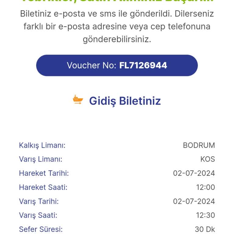 Feribotlines Bilet Teslimat Sorunu Ve İletişim Eksikliği