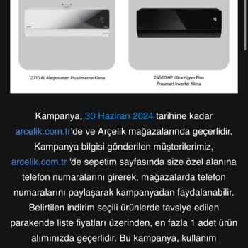 Arçelik İndirim Aldatmacası Maalesef...