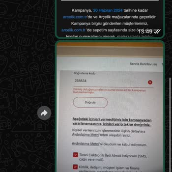 Arçelik İndirim Aldatmacası Maalesef...