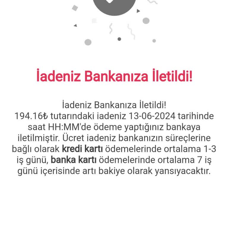 Yemeksepeti Yanlış Faturalandırma Ve Ücret İadesi Talebi