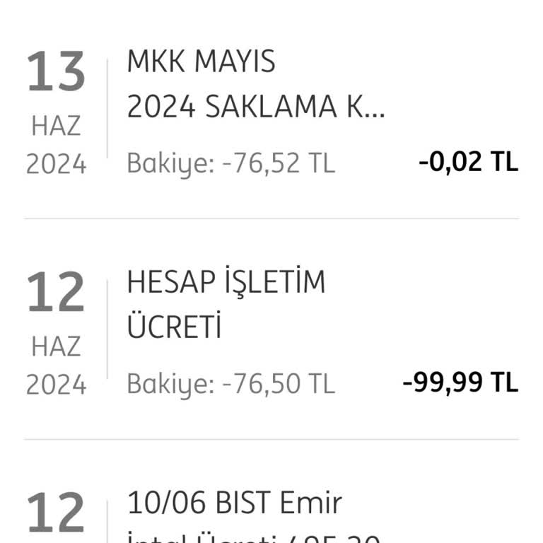 ING Hesap İşletim Ücreti