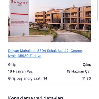 Ramada By Wyndham Çeşme'de Rezervasyon Kabusu: Mağduriyet Ve Çözüm Arayışı