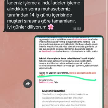 Bedrinxxl Dan Kıyafet Bir Daha Asla Almam
