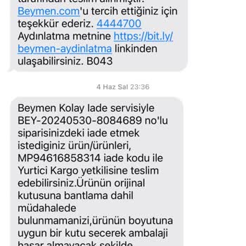 Beymen Pazaryeri Sürecini Yönetemiyor İademi Yapmıyor