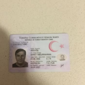 Nüfus ve Vatandaşlık İşleri Kimlik Kartı İptal İşleminin İptali