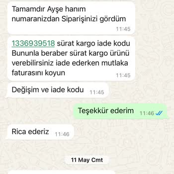 Hafsa Mina Hafsamina.com Elbise Aldım İade Ettim Ama Para İadesini Yapmadı