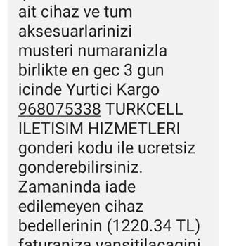 Turkcell Tivibu Verilmeyen Modemin Parasını İstiyor