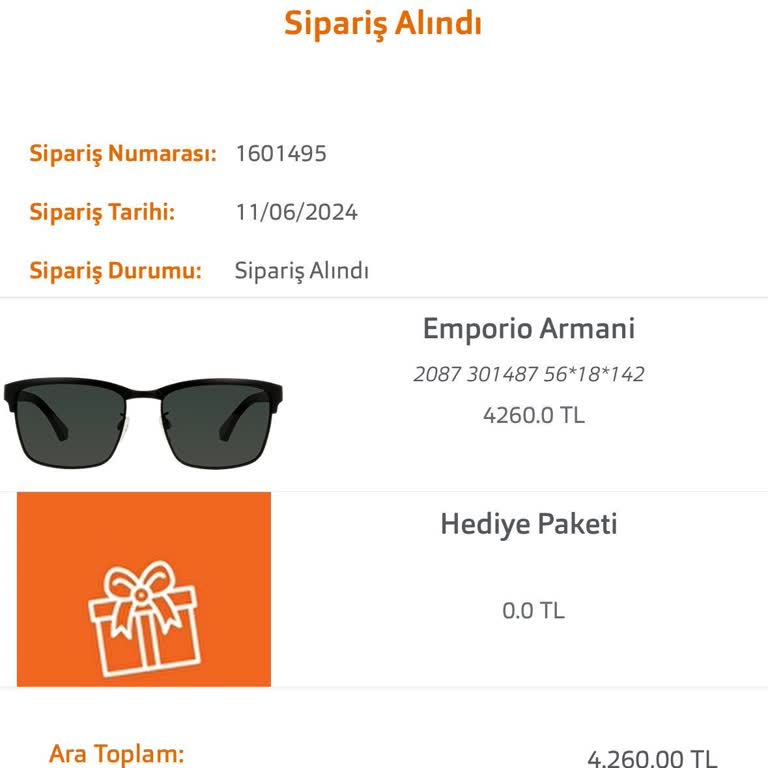 Atasun Optik Teslimat Süresine Uygun Hizmet Vermiyor