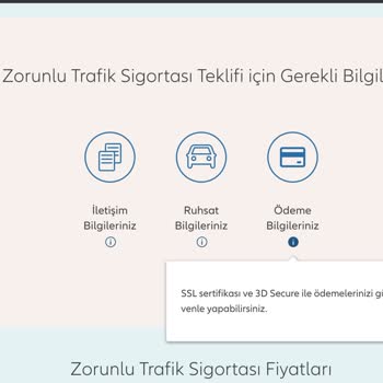 Allianz Sigorta Allianz Zorunlu Trafik Sigortası Web Sitesi Yanıltıcı Fiyat Bilgisi